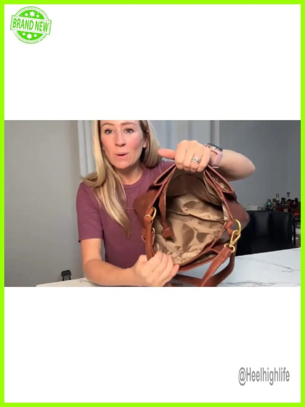 Hobo Bag with 3 Compartments Waterproof Vegan Leather Shoulder Bag Work Travel